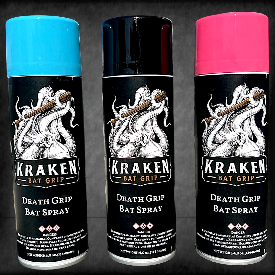 Kraken Death Grip Bat Spray - Black