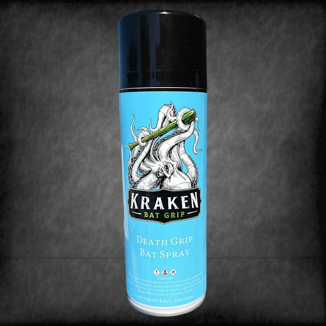 Kraken Death Grip Bat Spray - Baby Blue