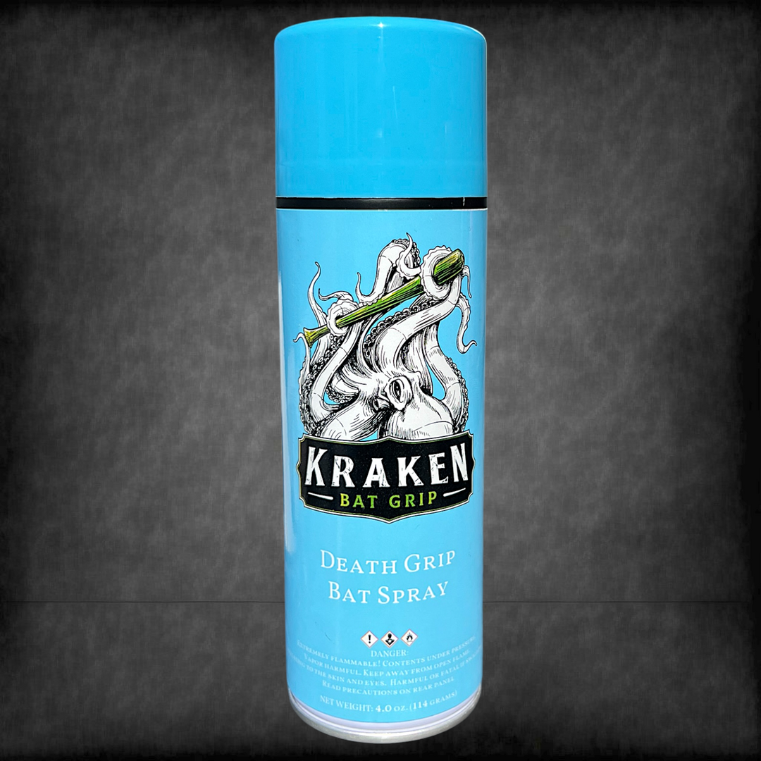 Kraken Death Grip Bat Spray - Baby Blue