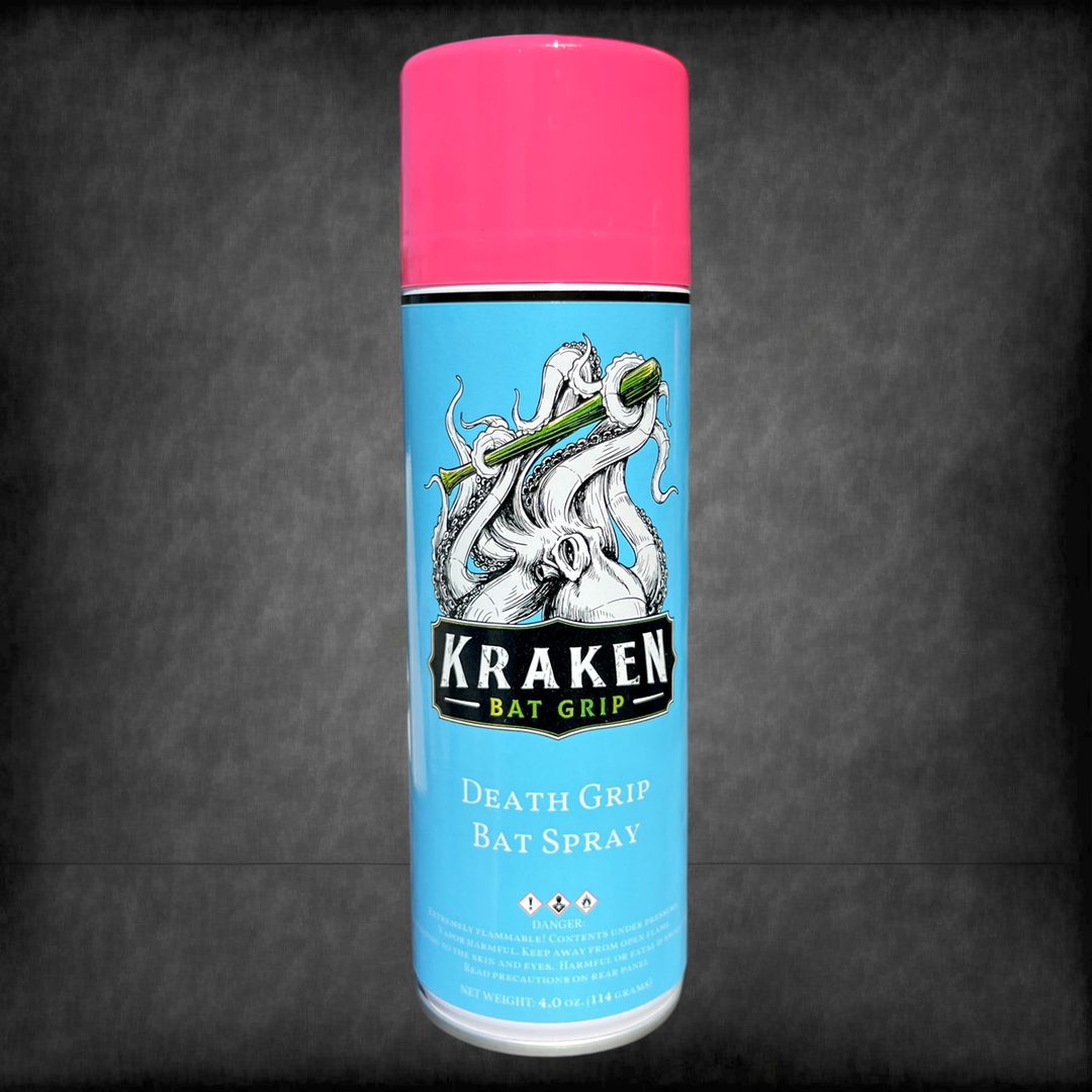 Kraken Death Grip Bat Spray - Baby Blue